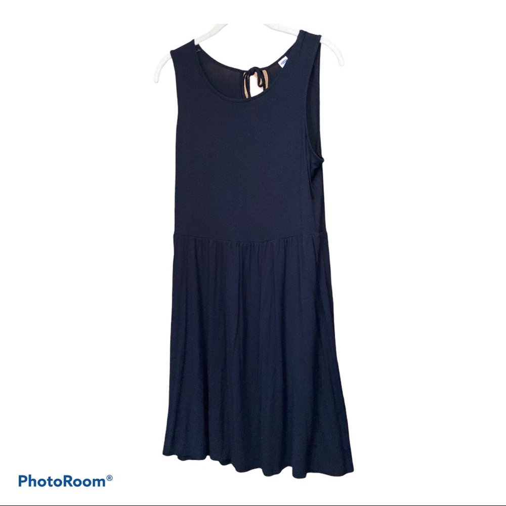 Old navy black dress tie neck